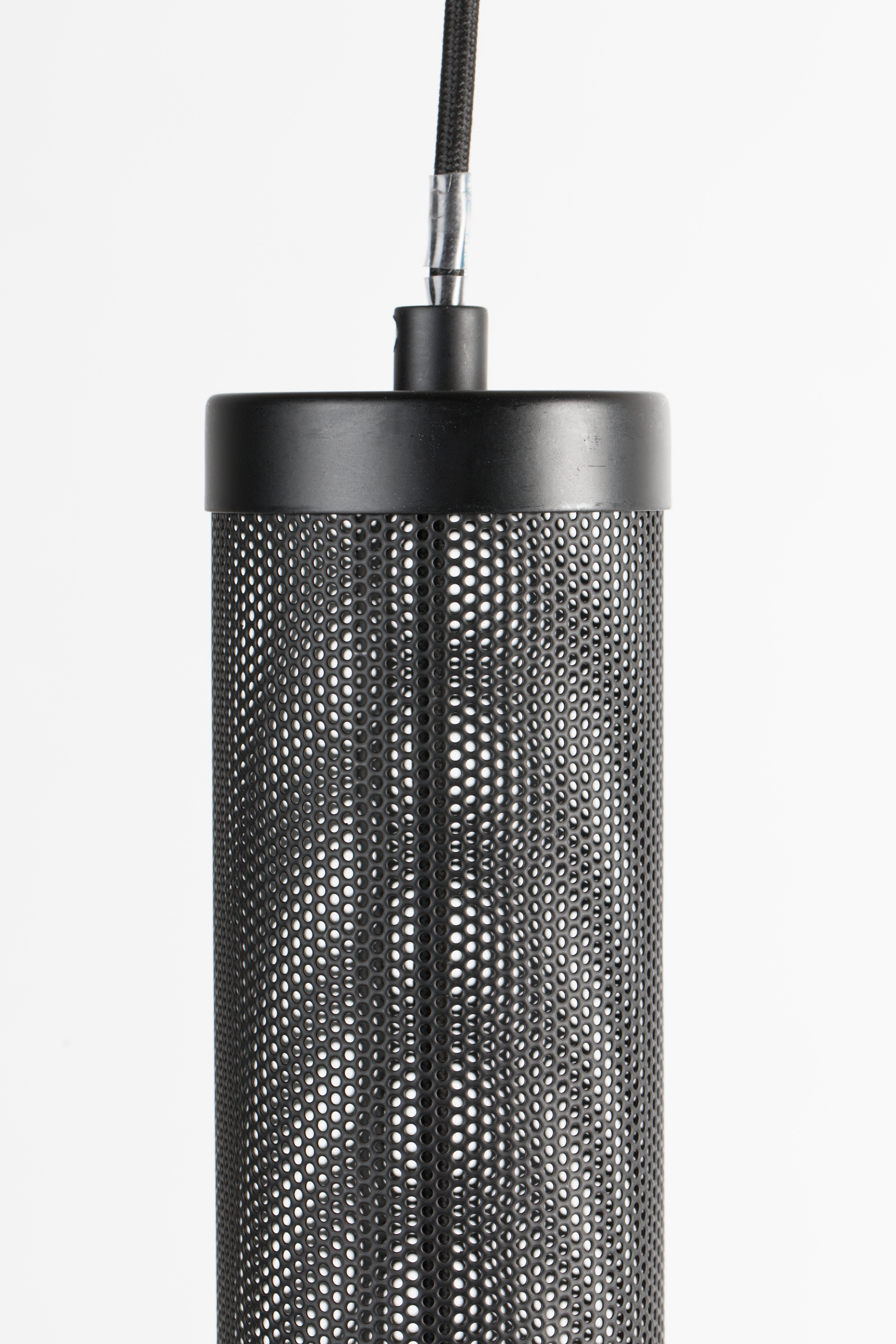 Bold Monkey Sweet Mesh Black Pendant Lamp Small